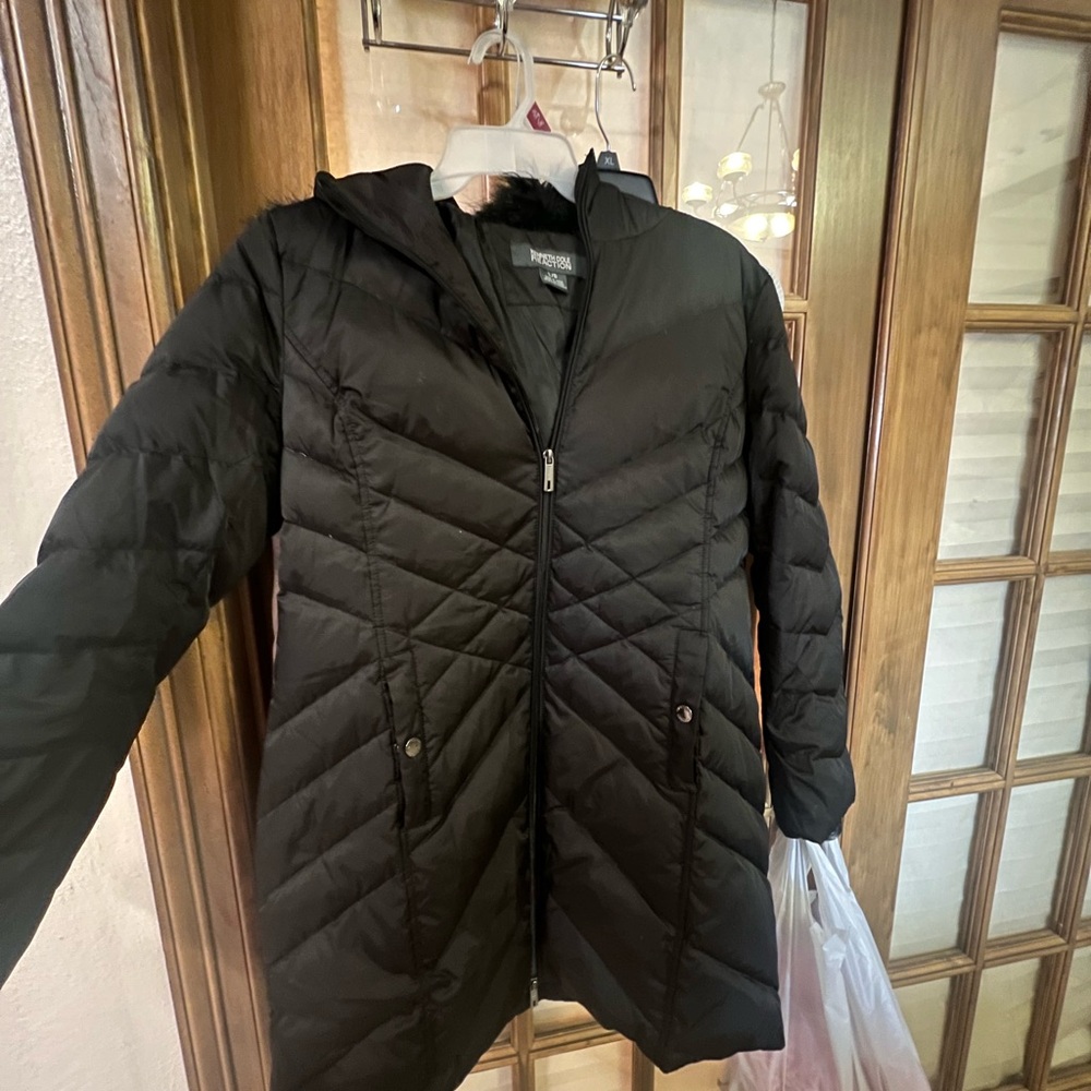 Kenneth Cole Reaction Black Quilted Puffer Jacket